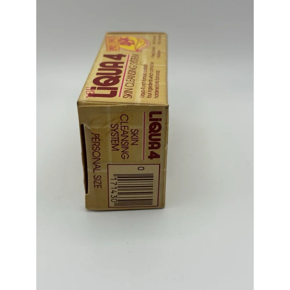 Vintage 1980s Ligua 4 Skin Cleansing‎ System 2.6oz Replaces Bar Soap Prop NOS